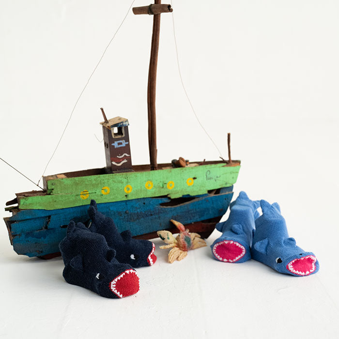 Pop Up Socks - Blue Shark